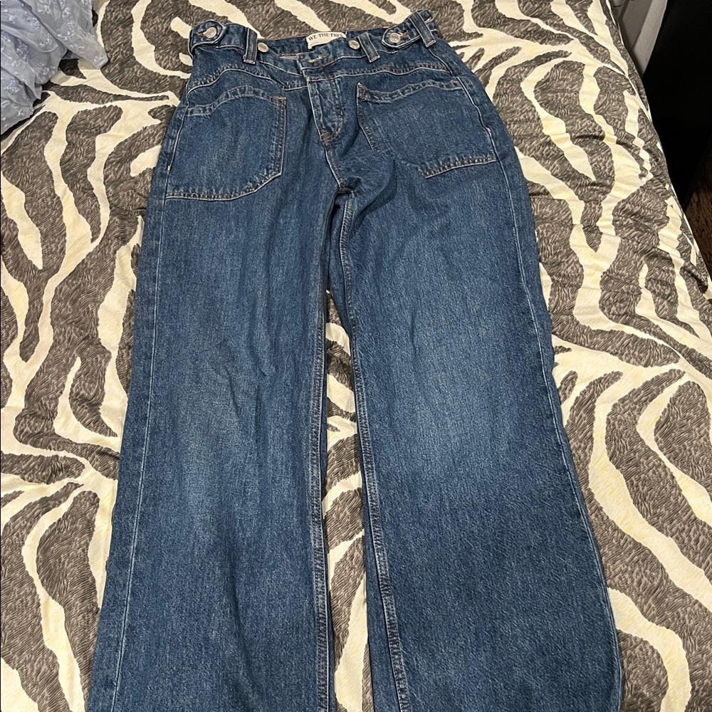 We The Free Blue Denim Jeans